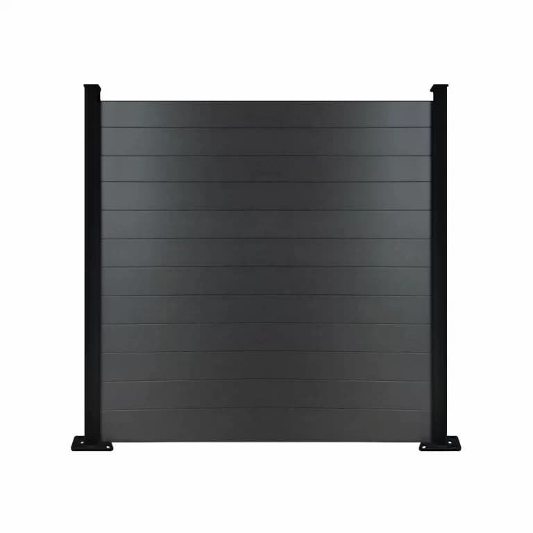 grey composite fencing