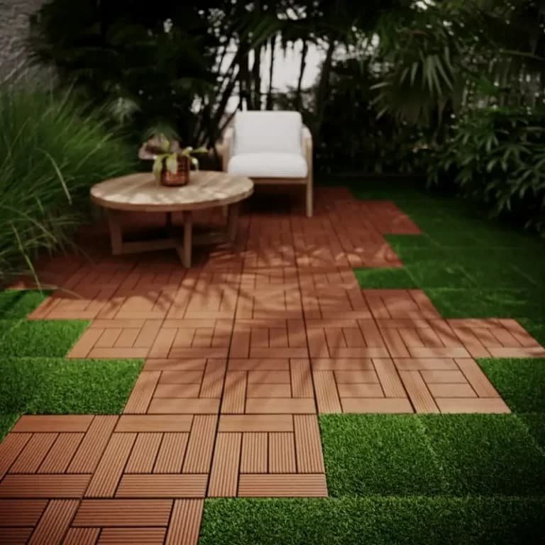 Deck Tiles On Grass2