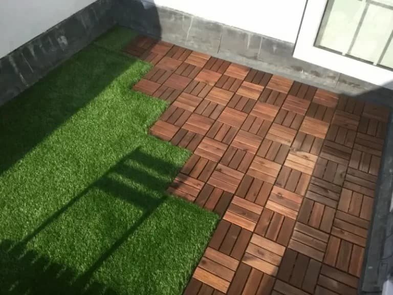 Deck Tiles On Grass1