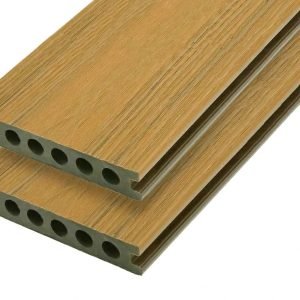Hollow Capped Composite Decking Wood