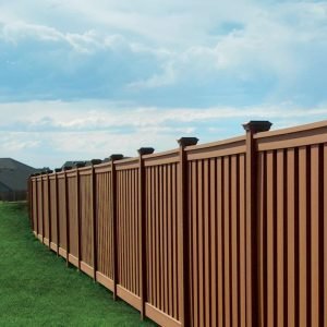 Vertical Composite Fencing For Garden