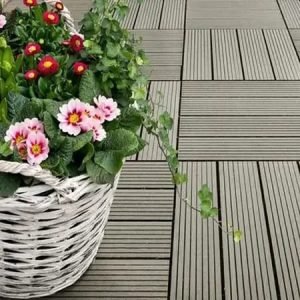Garden Composite Decking Tiles
