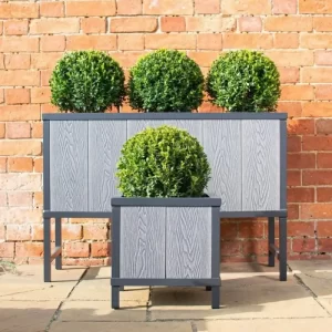 Embossed Composite Decking For Plant Box