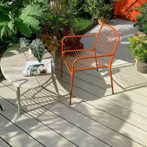 Embossed Composite Decking For Backyard