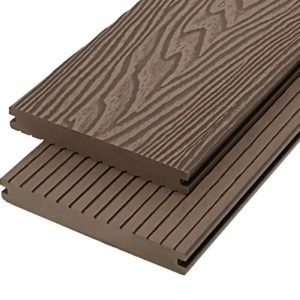 Coffee Embossed Composite Decking