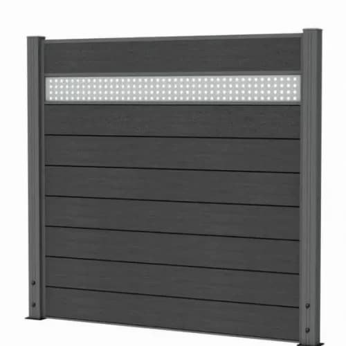 Black Composite Fencing 1